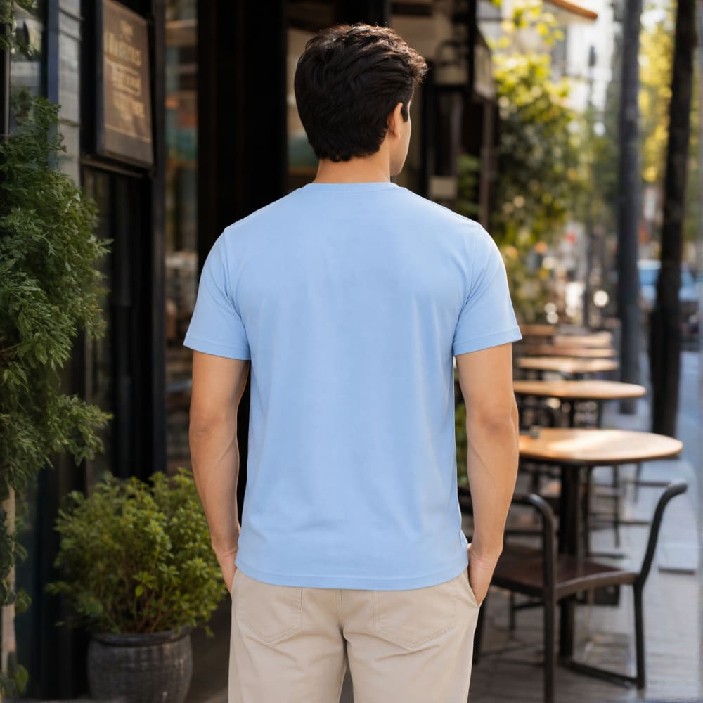 Icon India Men's  T-Shirt | 240 GSM |100% Cotton | Regular Fit