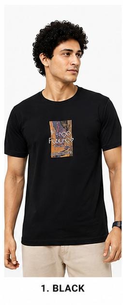 Icon India Men's  T-Shirt | 240 GSM |100% Cotton | Regular Fit
