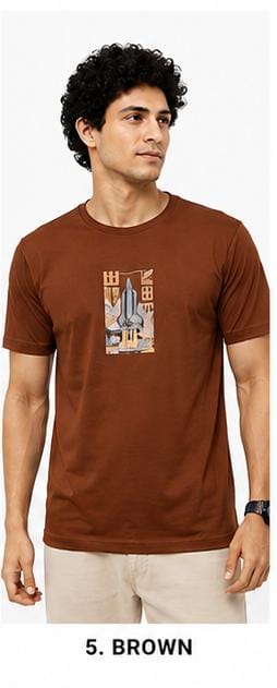 Icon India Men's  T-Shirt | 240 GSM |100% Cotton | Regular Fit