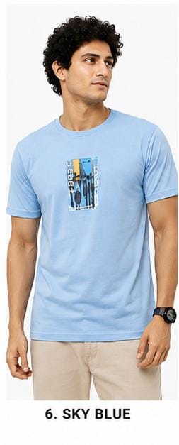 Icon India Men's  T-Shirt | 240 GSM |100% Cotton | Regular Fit