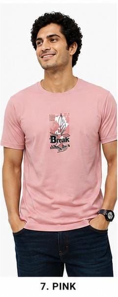 Icon India Men's  T-Shirt | 240 GSM |100% Cotton | Regular Fit