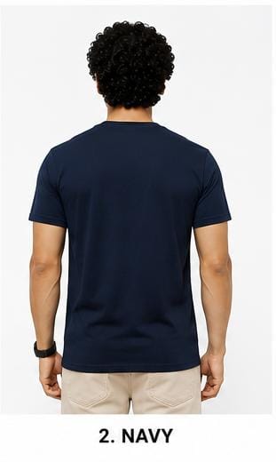 Icon India Men's  T-Shirt | 240 GSM |100% Cotton | Regular Fit
