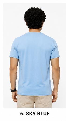 Icon India Men's  T-Shirt | 240 GSM |100% Cotton | Regular Fit