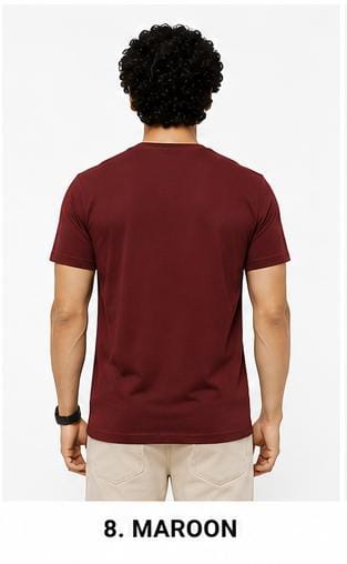 Icon India Men's  T-Shirt | 240 GSM |100% Cotton | Regular Fit