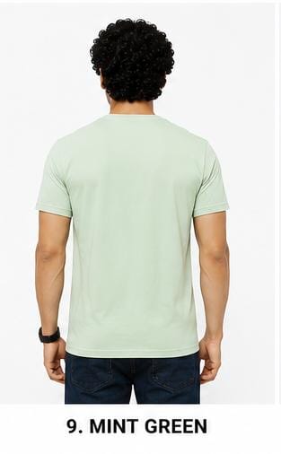 Icon India Men's  T-Shirt | 240 GSM |100% Cotton | Regular Fit
