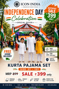 Kids white kurta pajama